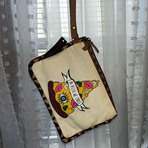 In Pizza We Crust Double Wristlet